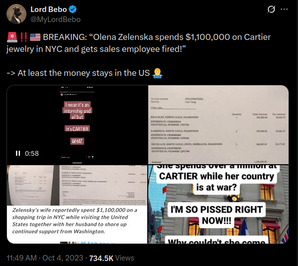 Node: 5c96a8c9ef06714aab2c814220f11ef0(Lord Bebo tweet repeating the story about Olena)